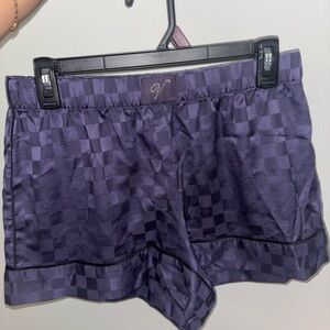 Victoria's Secret Lavender Satin Shorts